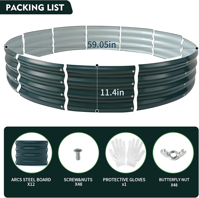 Galvanized Raised Garden Bed for Gardening - Image 6