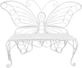 Hi-Line Gift Ltd Garden Décor Butterfly Bench, 60 by 18 by 42-Inch by Unknown