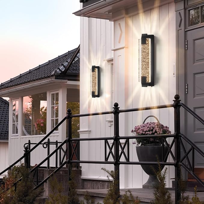 camuucci Dusk to Dawn Outdoor Light, 19.7 Inches LED Porch Lights Outdoor - Image 5