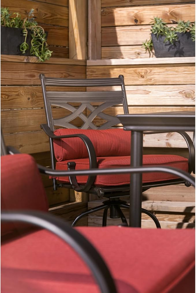 Hanover Montclair Outdoor Patio Conversation Set - Image 9