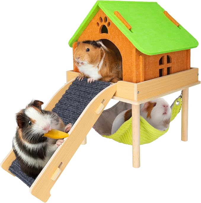 3 in 1 Enlarged Guinea Pig Hammock by BESNEW