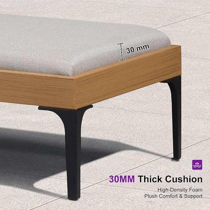 PURPLE LEAF 2 Piece Outdoor Chaise Lounge - Image 4