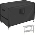 TOHONFOO Outdoor Prep Table Cover, 600D Waterproof Patio BBQ Table Cover by TOHONFOO