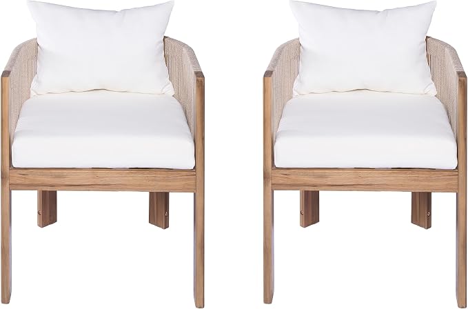 Christopher Knight Home Matera Dining Chair Set of 2, Acacia Wood Outdoor - Image 6