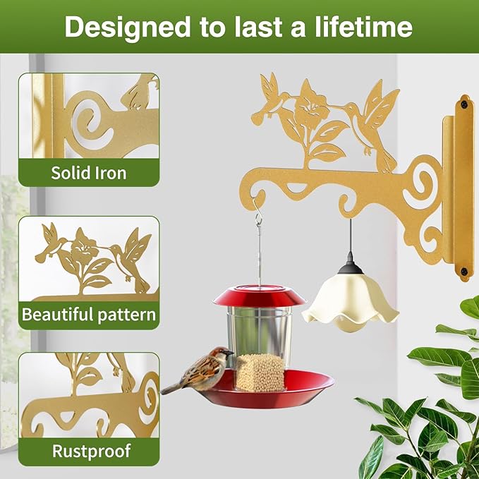 Elegant Bird Pattern Wall Hooks - Image 5