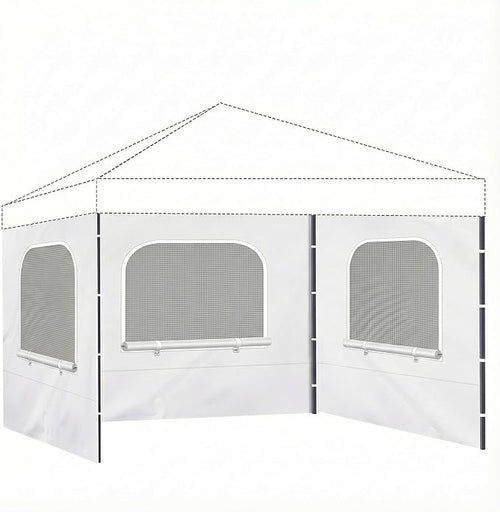 10x10ft Canopy Sidewall 3 Pack Wall Panel Replacement by Unknown
