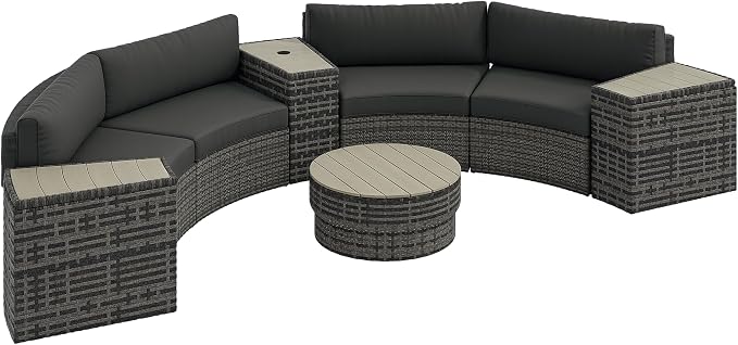Outsunny 8 Piece Patio Furniture Set by Outsunny