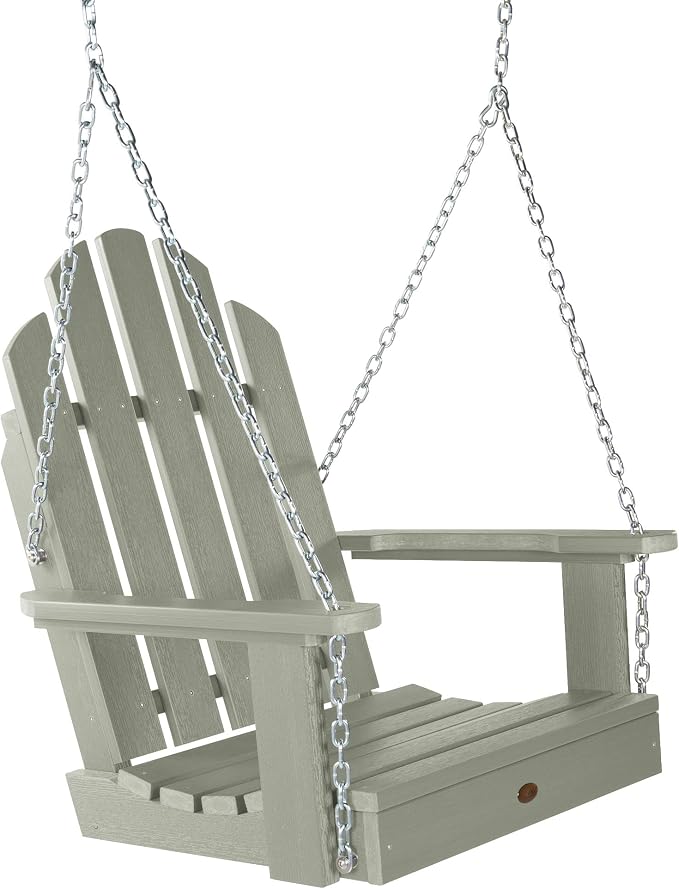 Highwood AD-SW2CW23-EUC Classic Westport Single Seat Swing, Eucalyptus by highwood