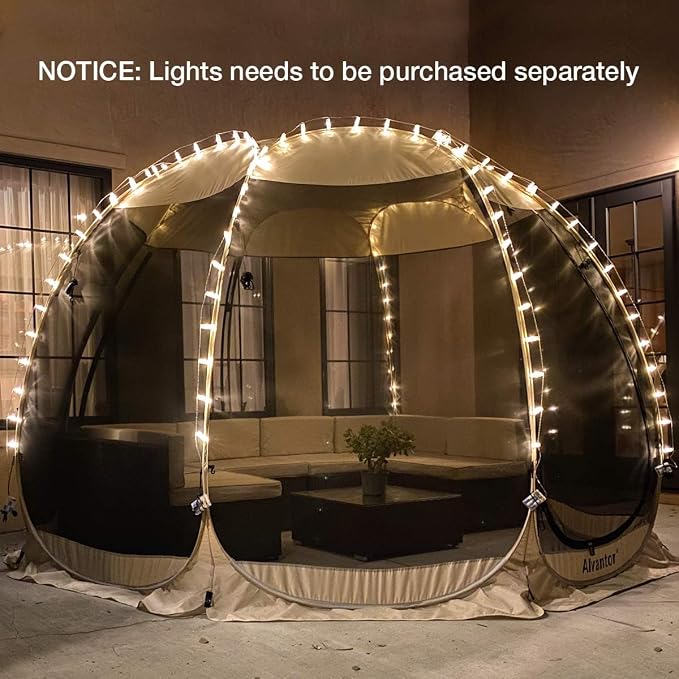 Alvantor® Screen House Gazebo, Pop Up Igloo Screened Canopy Tent - Image 9