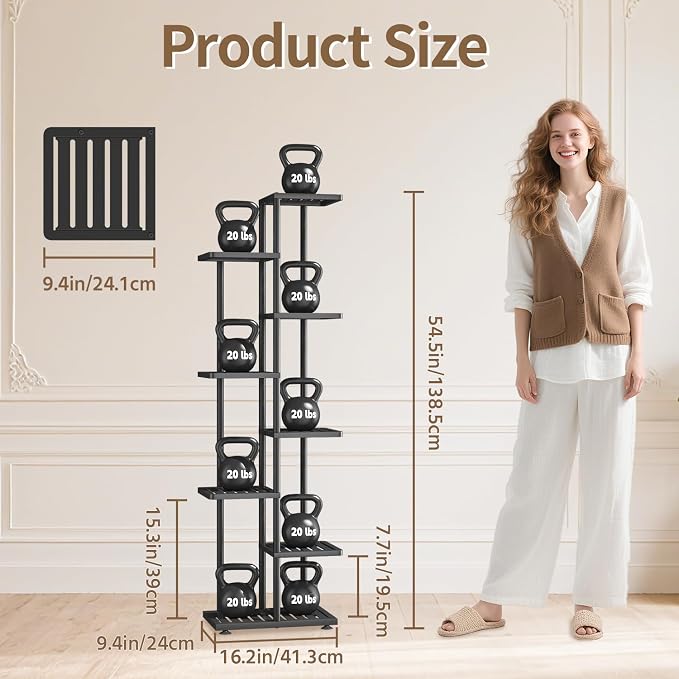 LASZOLA 7 Tier Plant Stand Indoors Outdoors - Image 2