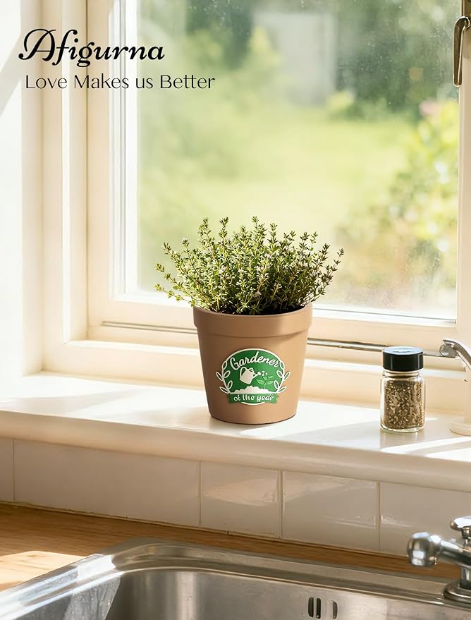 Gardening Gifts for Women: Hand-Painted 3D Art Cute Succulents Planter - Image 3