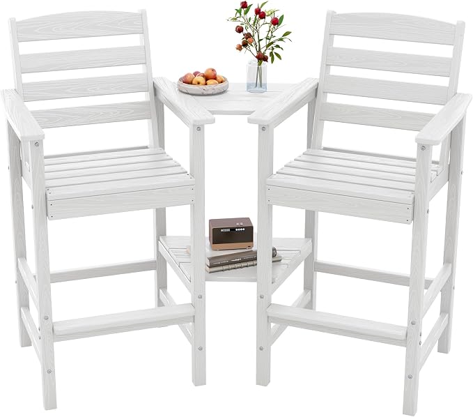 SERWALL Tall Adirondack Chairs Set of 2 by SERWALL