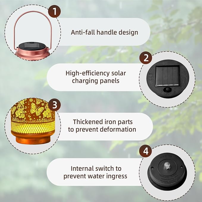 Solar Lanterns Outdoor Waterproof Birthday Gifts - Image 5