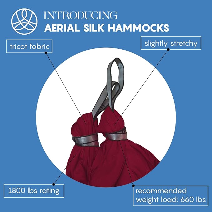 Aerial Silk Yoga Hammock & Swing - Image 3
