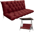 Porch Swing Cushion with Backrest, Waterproof Bench Cushion by Pakunoda