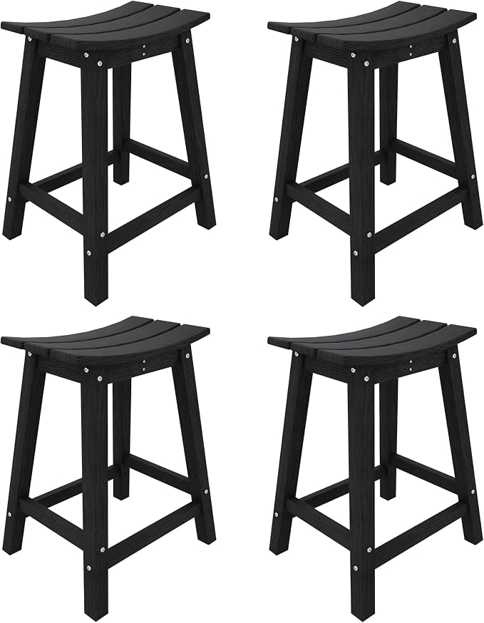 GarveeLife Weather Resistant Barstool Outside Stools by GarveeLife