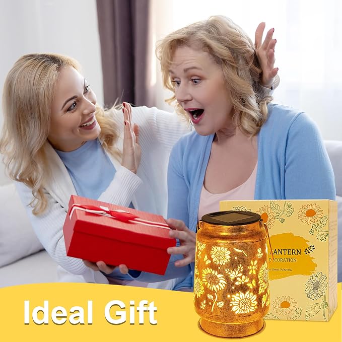 Sunflower Solar Lanterns Outdoor Waterproof, Gifts - Image 6
