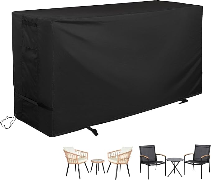 Patio Bistro Set Cover for 3 Piece Patio Set, Patio Table and Chairs Cover for by Unknown