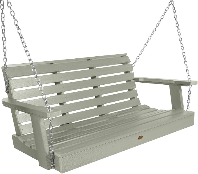 Highwood Weatherly Porch Swing, 4 Feet, Eucalyptus by highwood