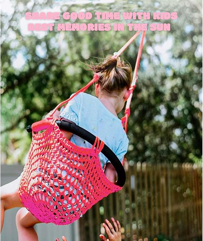 Hi-Na Tree Swing for Kids, Adjustable Toddler Rope Swing Seat - Image 8