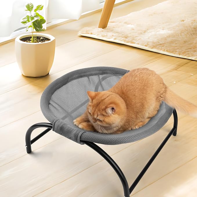 Raised Cat Hammock Bed, Free Standing Cat Cot - Image 6
