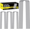 HongWay 120 Pack 6 Inch Landscape Staples, 8 Gauge Garden Stakes Heavy Duty by HongWay
