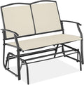 Best Choice Products 2-Person Outdoor Patio Swing Glider Steel Bench Loveseat by BestChoiceProducts