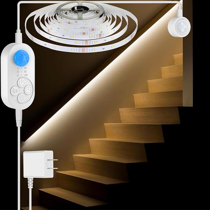Dual Motion Sensor Light Indoor by GOOMEEYA