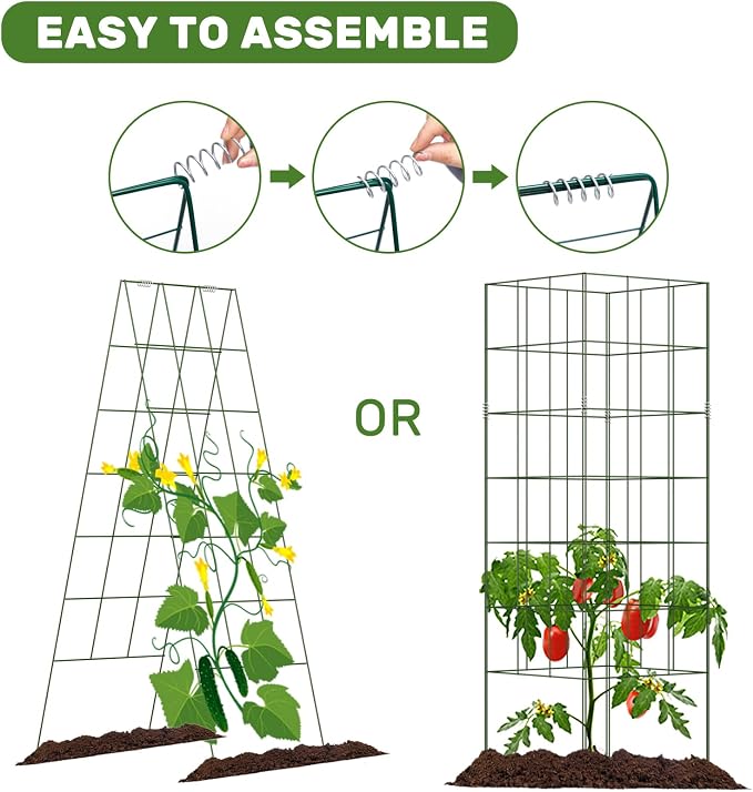 DOEWORKS Cucumber Trellis, 2 Pack, Plant Support - Image 3
