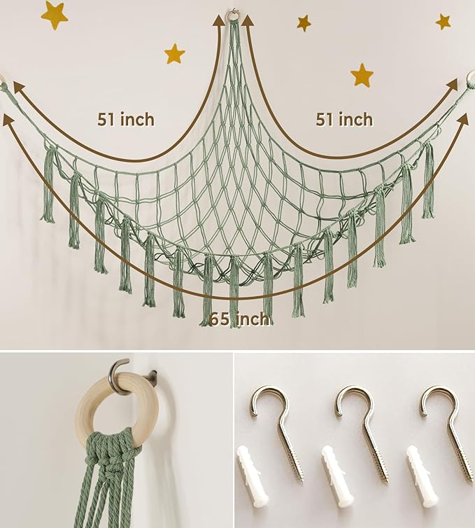 Stuffed Animal Storage Hammock or Net - Image 6