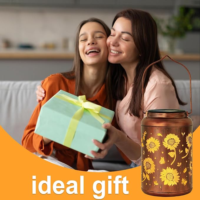 Sunflower Solar Lanterns Outdoor Waterproof, Birthday Sunflower Gifts - Image 7