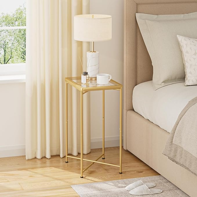 Garden 4 you Small Side Table, Glass End Table, Outdoor Side Table - Image 4