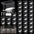 Geelin 32 Pcs Solar Deck Lights Outdoor, Waterproof LED Solar Step Fence Lights by Geelin