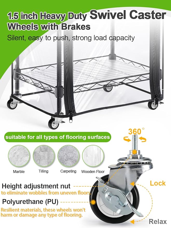 Abimars 5-Tier Mini Greenhouse - Image 4