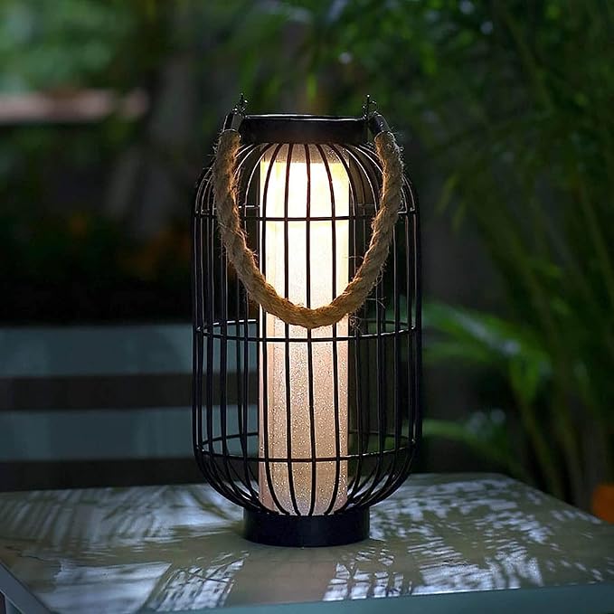 Large Outdoor Solar Lanterns Hanging Light Waterproof LED Garden Lights solar - Image 6