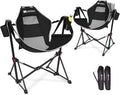 AKSOUL Hammock Camping Chair Swinging: Aluminum Alloy Adjustable Back Swinging by AKSOUL