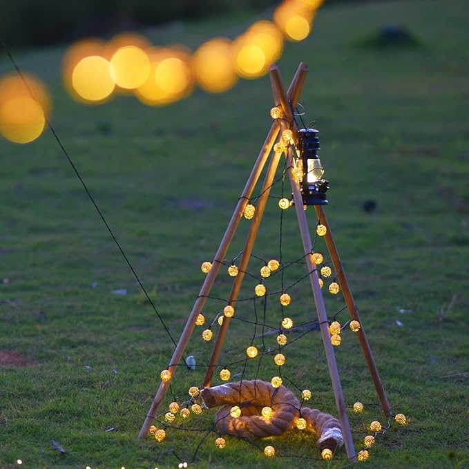 Solar String Lights Outdoor 11.6FT 30LED Globe String Lights - Image 4