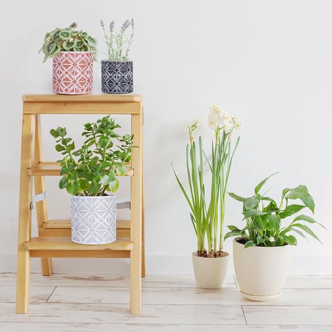Plant Pots, Set of Indoor Plant pots, Plastic Planter - Image 6