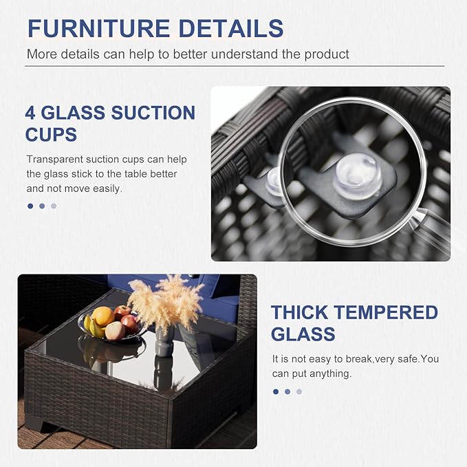8-Piece Patio Furniture Set - Image 5