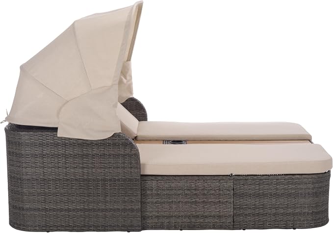 SAFAVIEH Outdoor Patio Furniture Collection – Victoria Grey Brown & Taupe - Image 11