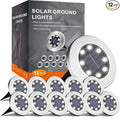 INCX Solar Lights for Outside, 12 Pack Solar Lights Outdoor Waterproof by INCX