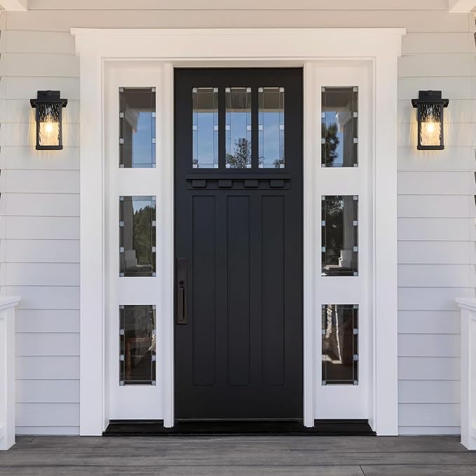 Outdoor Wall Sconce, Outside Porch Light Fixtures, Wall Mount Anti-Rust - Image 7