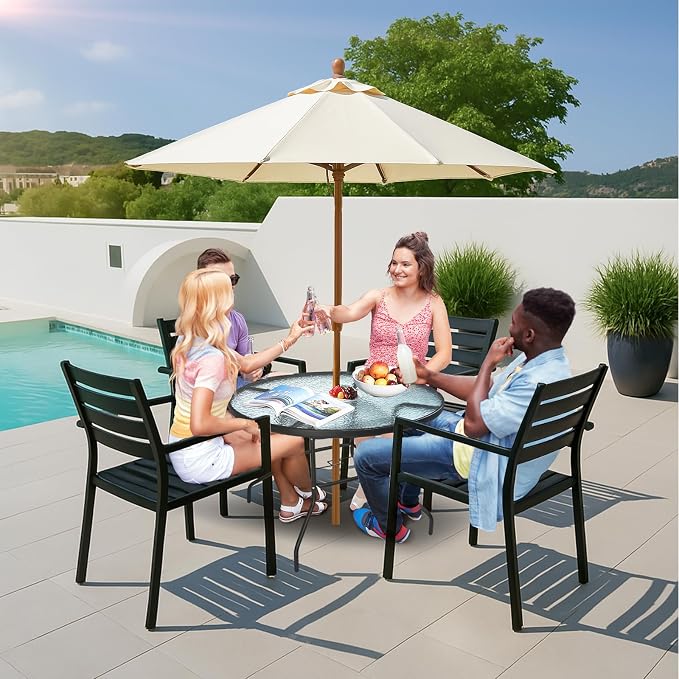 VINGLI 40'' Outdoor Dining Table - Image 9
