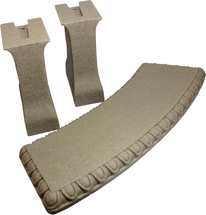 Emsco Group 2306-1AZ Garden Bench – Natural Sandstone Appearance – Made of - Image 5