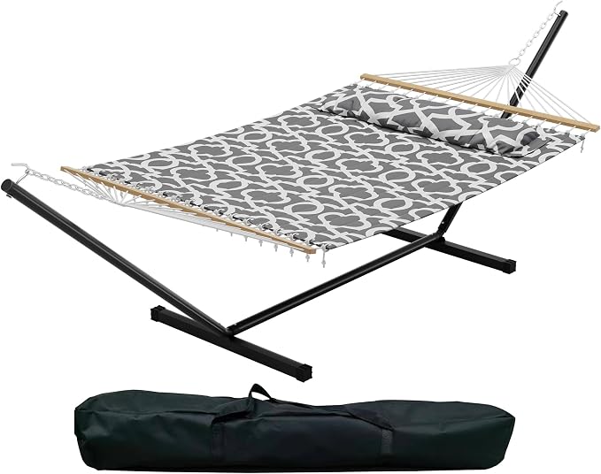 GAOMON Double Hammock with Stand, 475 lb Capacity, Adjustable Portable Hammock - Image 8