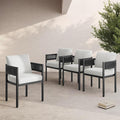 Grand patio Outdoor Dining Chairs Set of 4, 4 Pieces Patio Dining Chairs by GrandPatio
