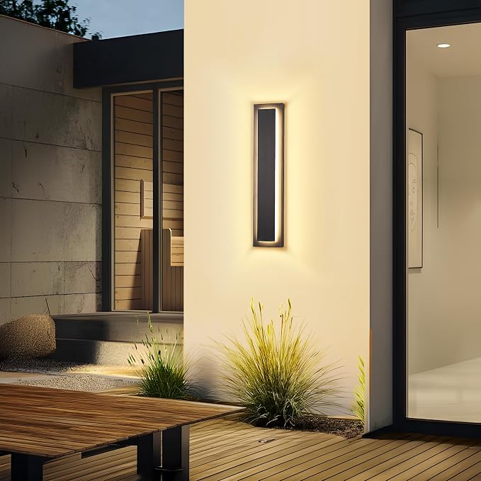   Porch Lights Outdoor Sconce Light, Modern Exterior Front Door by ZSMAIKU