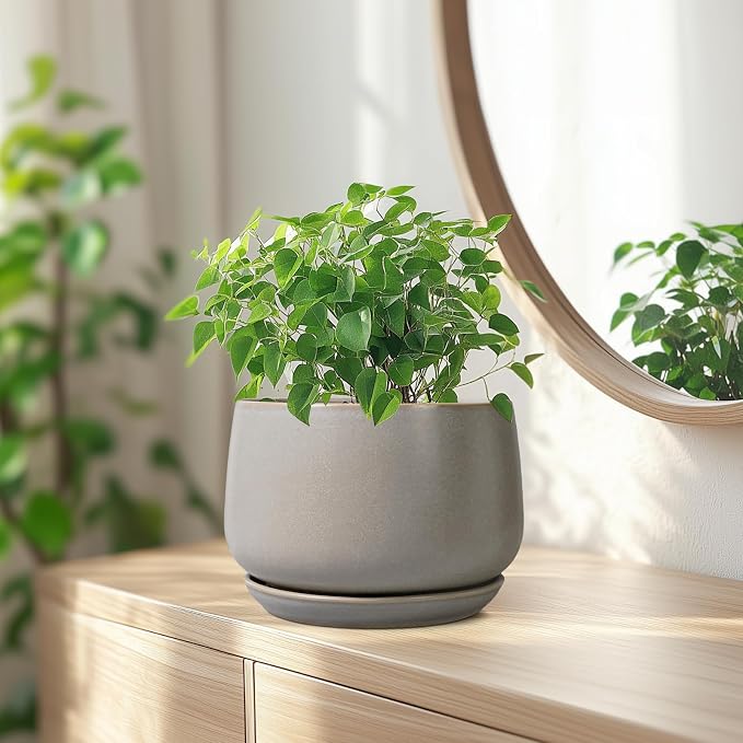 G EPGardening Ceramic Pots for Plants 7 Inch - Image 6