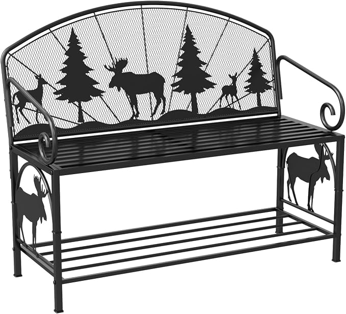 Outdoor Bench, Garden Bench by HAVENLYYOUTH