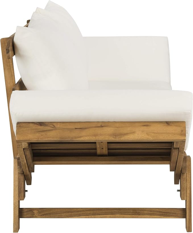 Safavieh PAT6745A Outdoor Collection Tandra Grey Modern Contemporary Daybed Day - Image 6